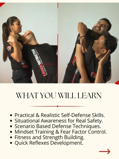 Our curriculum is built on real-world scenarios. You will learn practical self-defense skills, situational awareness for real safety, and the mindset training needed to control fear and build strength.
