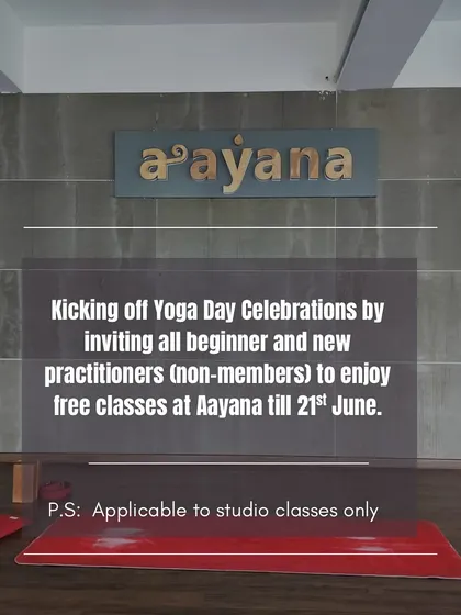 To celebrate International Yoga Day, we're inviting all beginners and non-members to enjoy free studio classes. This is the nudge you needed to step onto the mat.