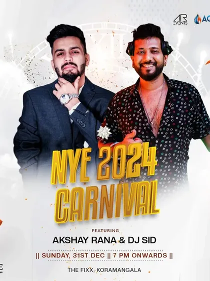Getting ready to rock the floor for the New Year's Eve 2024 Carnival at The Fixx. Ringing in the new year with a massive party is the only way to do it.