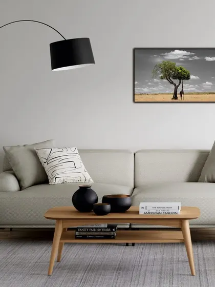 See how this piece can transform a room? The selective color adds a pop of life and a touch of modern artistry to your decor.