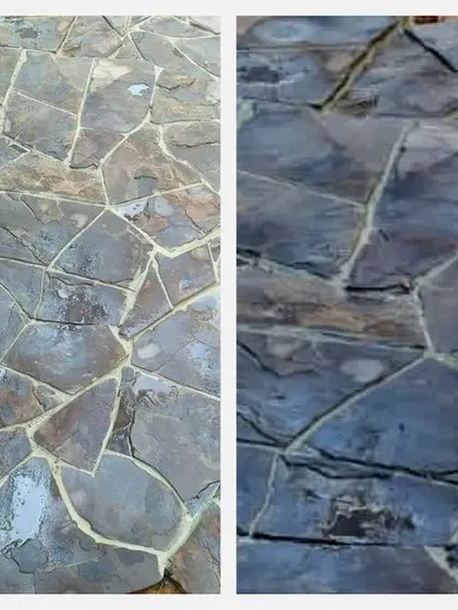 A collage showcasing material explorations for a private villa in Surathkal. We experimented with different types of random rubble stone masonry and textured concrete to create a raw, tactile palette.