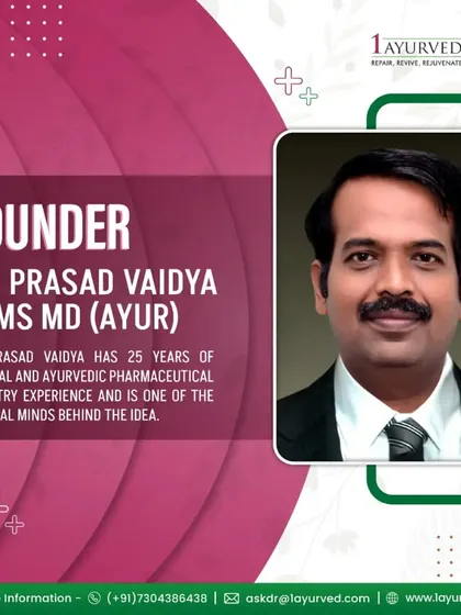 As one of the original minds behind our clinic, Dr. Prasad Vaidya brings 25 years of experience from both clinical practice and the Ayurvedic pharmaceutical industry. This unique perspective ensures our treatments are both traditional and scientifically robust.