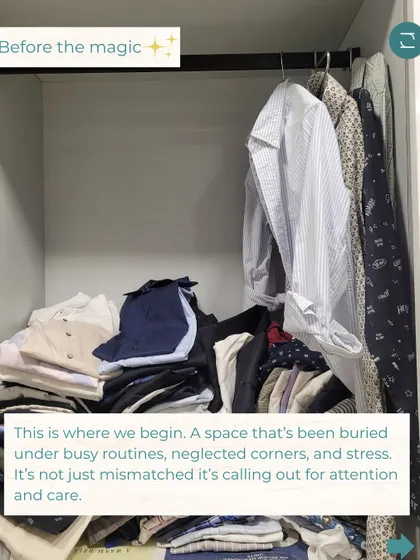 This is where we begin. A space buried under busy routines and stress, calling out for attention and care.