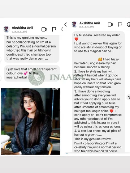 This client loves how my products made her frizzy hair smooth and shiny, and she has hope for growing her hair long without tension. She emphasizes that this is a genuine review from a normal person, not a celebrity.