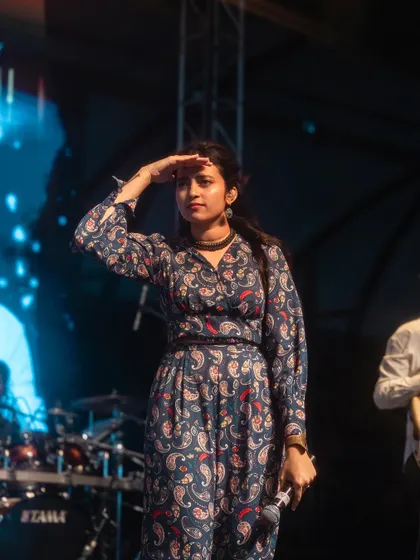 Performing in Jayanagara for Maha Shivaratri was special. There's a different vibe when you are singing devotional and folk fusion songs for a festival.