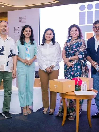 The panelists from the Delhi Design Conclave, a distinguished group of experts who gathered to reflect on the future of work and the role of thoughtful design in shaping inspiring environments.