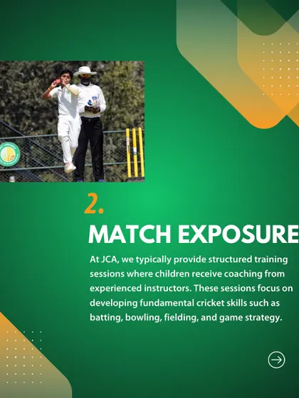 We provide structured training sessions and real match exposure to develop fundamental skills in batting, bowling, and game strategy.