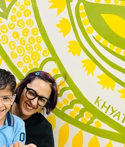 Sharing a happy moment with one of the youngest members of the Kapoor family. Seeing kids connect with the stories and characters in my art is incredibly fulfilling.