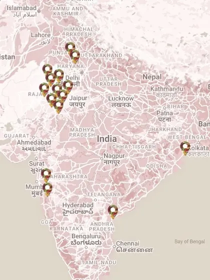 A preview of our Food Atlas, where we are mapping hyperlocal recipes from across India. This is an endeavor that will take years, and we need your help to populate the map.