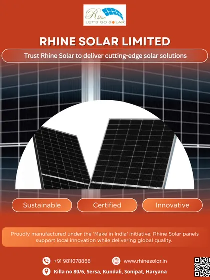 We deliver cutting-edge solar solutions that are proudly manufactured under the 'Make in India' initiative. Our panels are sustainable, certified, and innovative, supporting local innovation with global quality.