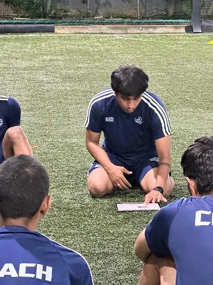 More images showcasing our dedicated coaching team during their own training sessions, meetings, and practice games.
