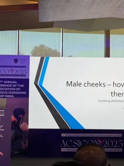 As a faculty member at major dermatology conferences like ACSICON, I often speak on advanced aesthetic techniques. Here, I am sharing my specialized approach to male cheek fillers, focusing on creating natural definition and structure without distortion, an important aspect of masculine facial aesthetics.