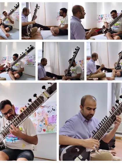 Let music do the rest. I offer sitar classes for all age groups starting from 10 years onwards. It is a beautiful journey that brings immense positivity and peace into one's life.