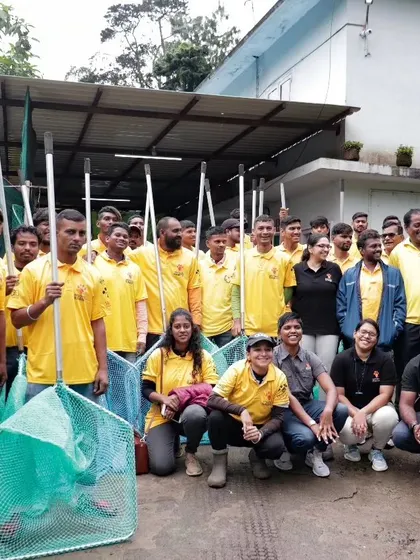 The full team of volunteers and staff at the Kodaikanal vaccination drive. It takes a village to create a rabies-free India, and we are proud to contribute.