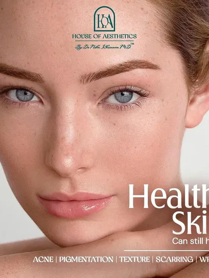 Healthy skin doesn't mean flawless skin. It's completely normal to have texture, some pigmentation, or the occasional breakout. We believe in nurturing your skin's health, not chasing unrealistic perfection.