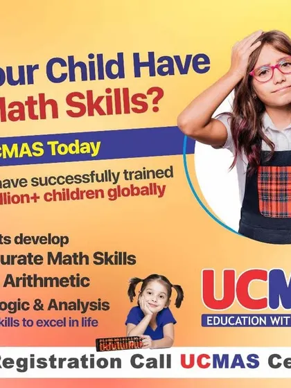 Does your child have weak math skills? Enroll in UCMAS today. We have successfully trained over 3 million children globally to develop fast, accurate math skills and enhanced logic.