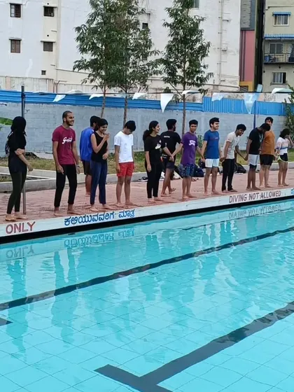 I was grateful to host the AIESEC Bengaluru group for their event at our Wilson Garden pool.