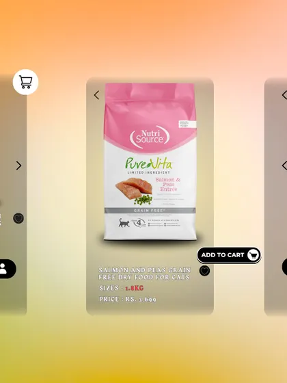Another excellent option for cats, the PureVita Salmon & Peas recipe provides essential omega fatty acids for a healthy skin and coat. It's a grain-free choice that picky eaters love.