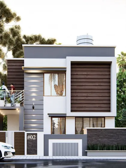 This is the original 3D architectural render for the completed project. This visualization process allows my clients to see and approve every detail before construction begins, ensuring the final result matches their dream perfectly.