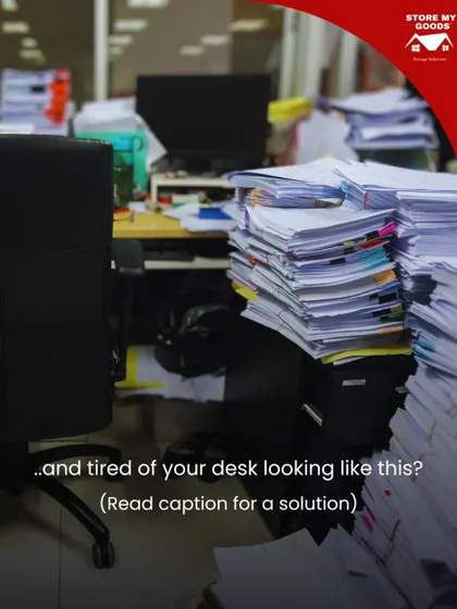 Is your desk drowning in piles of files? This kind of clutter not only looks bad but also harms productivity. I have a solution for that.