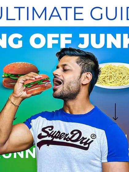 The Ultimate Guide to Burning Off Junk Food. A thumbnail for a video explaining the reality of "out-exercising" a bad diet.