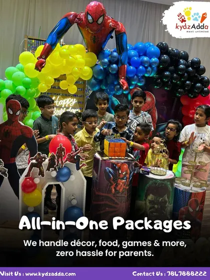 I believe every party should be an adventure. This Spiderman-themed bash shows how I handle everything with my all-in-one packages, from the incredible decor and themed cake stands to the games, so you can just enjoy the day without any hassle.
