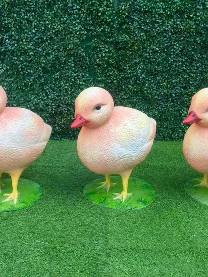 These three little duckling props are an adorable addition to any farm, pond, or spring-themed celebration.