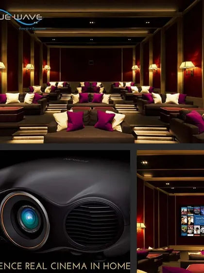 We partner with top-end brands to provide the best audio-video components for your theater. From high-lumen 4K projectors to powerful surround sound speaker systems, we integrate the right technology for an authentic cinema experience.