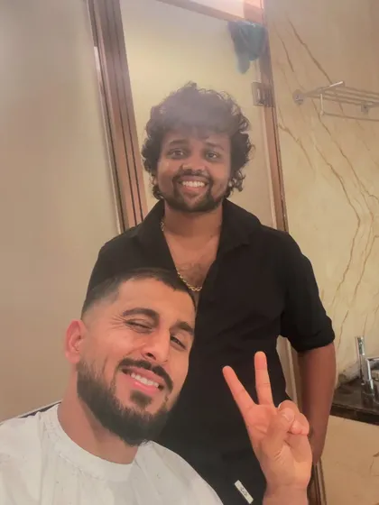 Another fun selfie with Umran Malik.
