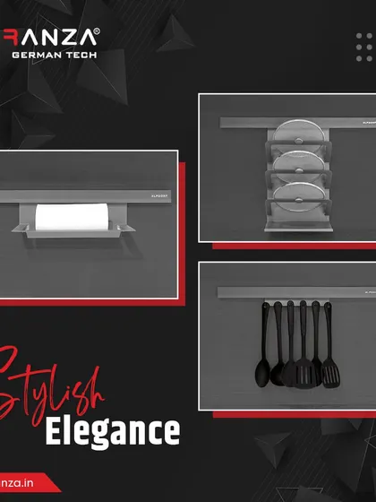 Elevate your kitchen with the perfect blend of style and functionality. My wall-mounted accessories offer smart solutions for organizing with stylish elegance.