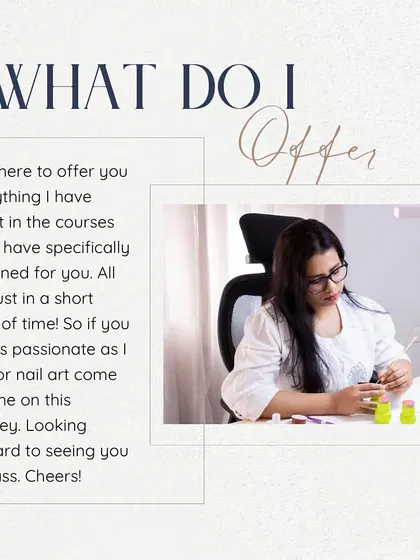 My goal is to offer you everything I've learned, packed into courses I've specifically designed for you. I look forward to seeing you in my class.