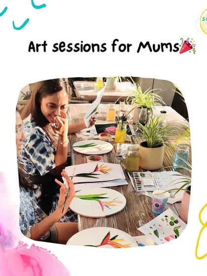 Creativity isn't just for kids. We host special art sessions for mums to unwind, connect, and rediscover their own artistic spark in a relaxed and supportive setting. It's a wonderful way to take a break and make something beautiful.