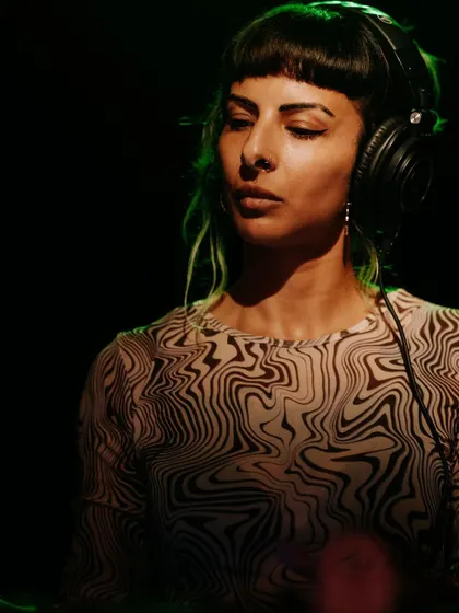 A close-up from my set at Far Out Left Festival. I really enjoyed experimenting with new tunes and diving deeper into trancey, psychedelic techno here.
