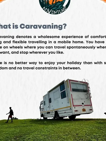 What is caravanning? It’s the ultimate freedom to travel spontaneously in a comfortable mobile home, stopping wherever and whenever you like without any constraints.