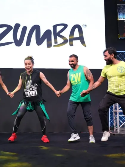 Unity on stage. Holding hands with my fellow ZINs at the IHFF showcase.