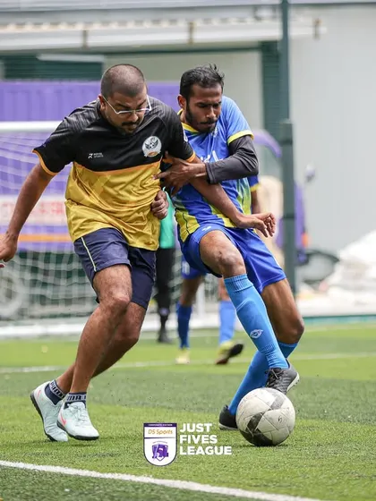 A physical but fair tackle for the ball between two players. Our events encourage healthy competition and sportsmanship, pushing teams to work together under pressure.