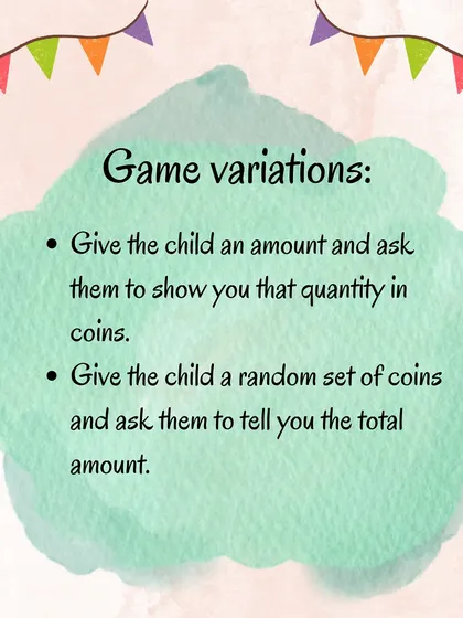 Turn math into a meaningful experience by sorting coins. This simple activity helps children classify objects and prepares them for concepts like counting and addition.