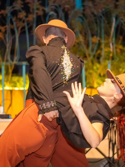 We often feature incredible performances from guest artists and our own talented community members. It’s a chance to get inspired and see the artistry of Latin dance up close.
