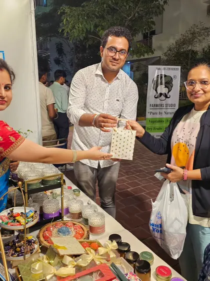 More happy customers at my exhibition stall. Your support for my small business is what keeps me going.