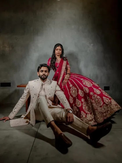 The magic of a Sangeet night. From the couple's dance to the grand entrance, we capture the energy, romance, and stunning outfits of your celebration.