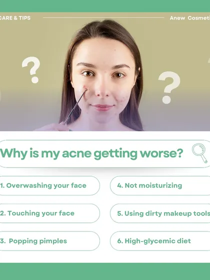 Are you making these common mistakes that can worsen acne? From over-washing to using dirty makeup tools, we share key tips to help you manage breakouts alongside our professional in-clinic treatments.