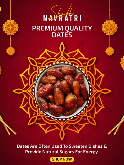 My premium dates are a natural source of energy. They are often used to sweeten dishes without adding refined sugar, making them perfect for festive recipes or just a quick, healthy bite.