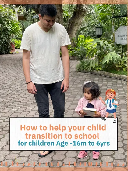 Transitions to school can be tough on little hearts. Here are my tips for helping children from 16 months to 6 years adjust to a new school environment.