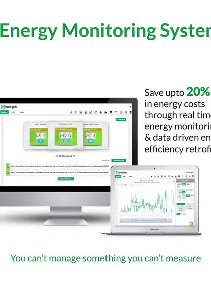 Our proprietary Energy Monitoring System is the brain of our operation. This dashboard provides clients with real time, machine level energy consumption data, enabling data driven decisions and unlocking savings of up to 20 percent.