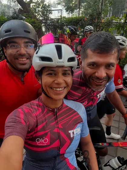Another group selfie from the Tour of Nilgiris. The bonds formed during these tough events last a lifetime.