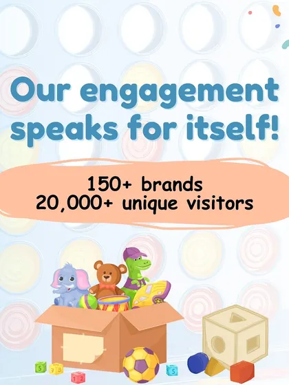 Our engagement speaks for itself! This graphic celebrates hosting over 150 brands and 20,000 visitors at my events.