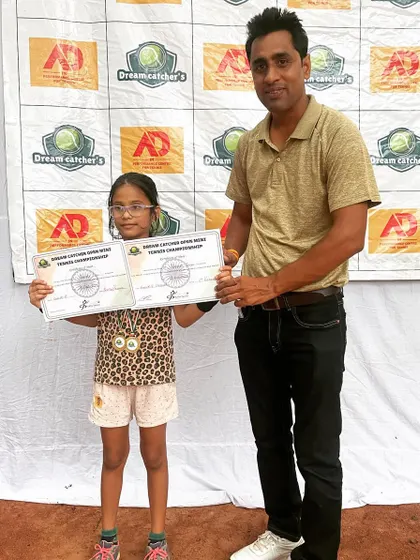 Congratulations to our young player. Getting tournament experience is a crucial first step in a player's journey.