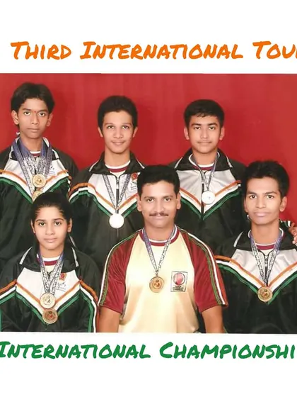 A look back at our third international tour to Nepal in 2008. Our team of young karateka proudly displays their bronze medals, continuing the tradition of international exposure and achievement.