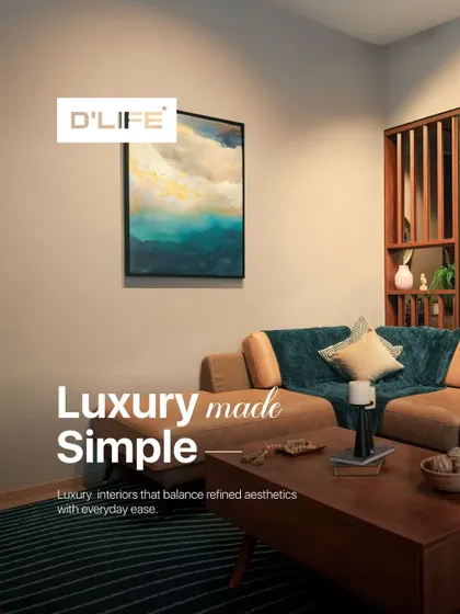 Luxury made simple. This image captures my philosophy of creating interiors that balance refined aesthetics with everyday ease, making sophistication accessible.