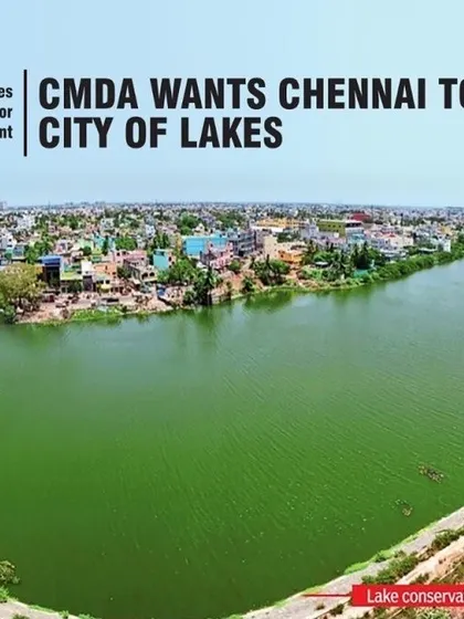 **Lakefront Reconnect, Chennai:** We won the competition to redesign Sembakkam lake with a vision to turn Chennai into a "City of Lakes." Our proposal focuses on ecological rejuvenation and creating accessible public spaces for the community.